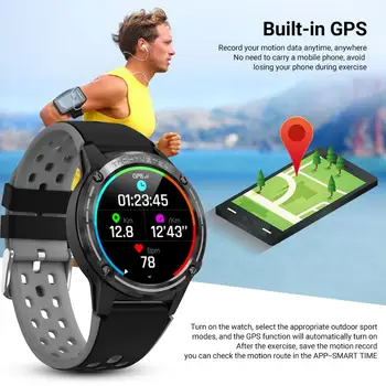 M6C GPS Pametno Gledati Smartwatch Ženske Moški 2020, z Kompas, Barometer na Prostem Šport Fitnes Tracker Srčni utrip Pametno Gledati GPS 14162