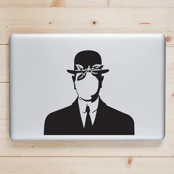 Magritte - Sin Človeka, Nalepke, Laptop za Macbook Nalepko Pro Air Retina 11 12 13 14 15 palčni Dell Mac Book Kože Zvezek Nalepka 37015