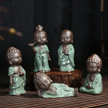 Mala Menih Kipci Bude, Kip Doma Dekor Ornament Zen Kip, Kiparstvo Vrtni Okras