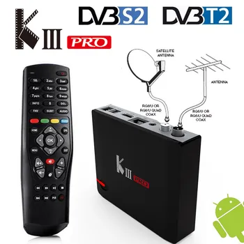 MECOOL KIII PRO Amlogic S912 Android TV Box 3GB 16GB DVB-S2, DVB-T2 DVB-C Sprejemnika, + ban KI PRO KII PRO TV BOX Amlogic S905D 2G 16G