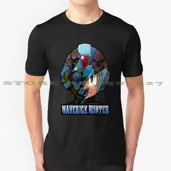 Mega Človek - Maverick Hunter X Poletje Smešno T Shirt Za Moške, Ženske Mega Človek Megaman Mega Človek Megaman X X Rockman Nič Vile Igre
