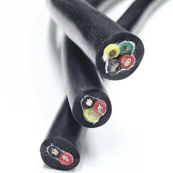 Mehko 2-jedro zaščiteni silikonski kabel Toplotno odporni 200° kabel 22AWG 20AWG 18AWG 17AWG 15AWG
