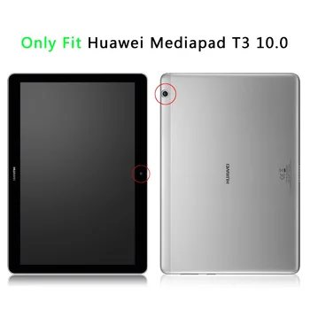 Mehko Silikonsko Ohišje Za Huawei MediaPad T3 10 AGS L09 AGS W09 9.6 Stojalo Pokrov Za huawei honor igrajo Pad 2 9.6 Primeru + Darilo