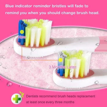 Mehko Zamenjava Krtačo Glavo Za Proalpha Električna zobna ščetka, Primerna za otroke Pro Zdravje za Zaščito otrok gumi zdravje mehko krtačo
