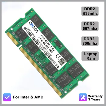 Memoria DDR2 1GB, 2GB Ram 533 667 800 MHZ Pomnilnik za Prenosnik PC2 4200 5300 6400 Ram DDR 2 1G 2G pomnilnik za Prenosnik Sdram pomnilnika Ram Sodimm 1299