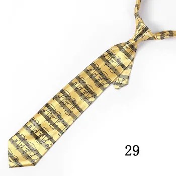 Mens Vezi Kravatni Moda 10 cm širok Glasbe Opomba Zvočni Spekter Mix Poliester Tkanine Klasična Stranka Poroko vezi za moške Cravat Darilo