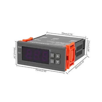MH1210W AC 90-250V Digitalni Termometer Thermoregulator Temperaturni Regulator Termostat Rele NTC Senzor Za Inkubator 8904