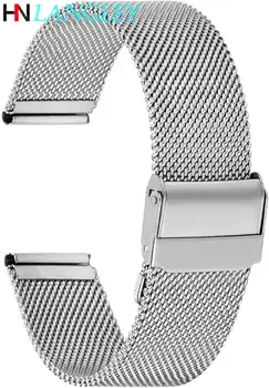 Milanese Watch Band iz Nerjavečega Jekla Manšeta Nadomestni Trak Širine 12 mm 13mm 14 mm 16 mm 17 mm 18 mm 19 mm, 20 mm, 22 mm Z Orodjem Pin