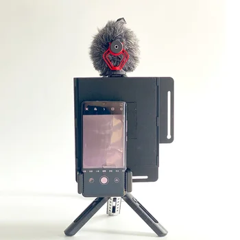 Mini Prenosni Hitrejše Pametni Teleprompter za youtube Živo vlog video Intervju Govor za DSLR Kamere, mobilni Telefon
