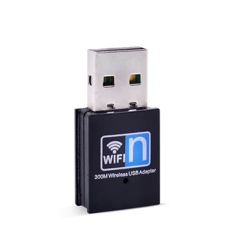 Mini usb, brezžična wifi adapter 300mbps wi-fi sprejemnik 802.11 n usb ethernet adapter omrežna kartica Podpira Windows Mac za PC