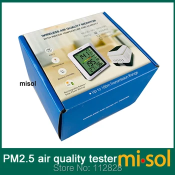 MISOL/1 enoto PM2.5 kakovost zraka tester brezžični monitor, s sobne temperature in vlažnost zraka, sončno energijo