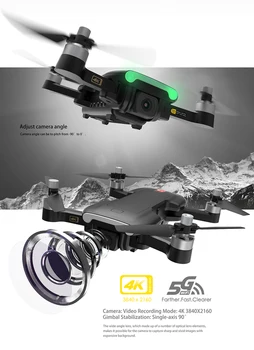 MJX Bugs 7 B7 GPS Brnenje S 4K 5G WIFI HD Kamera Brushless Motor RC Quadcopter Strokovno Zložljive Helikopter VS X12 K20 Dron