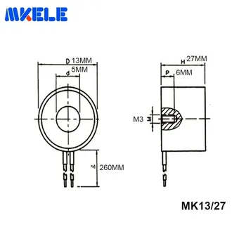 Mk13/27 Mini Krog Elektro Holding Magnet Holding Dviganje Magnet Self Holding Elektromagnet Dc 12v 24v