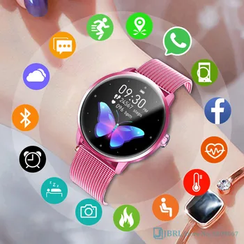 Moda Pametno Gledati Poln tip Ženske, Moške Smartwatch Ženske Pametna Ura Za Android IOS Fitnes Tracker Nove Bluetooth Smart-gledanje 11795