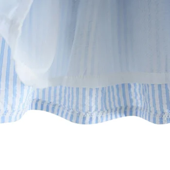 Moda Poletje Baby Dekleta Cvet Prugasta Princesa Obleko Otroci brez Rokavov Obleke 1-4T vroče 10329