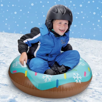 Modra Krof Smučanje SnowSled Otroci Plavanje Obroč Otrok Float Napihljivi Sneg Cev Travnik Plaži Prostem Spolzka Igrače Za Fant Dekleta