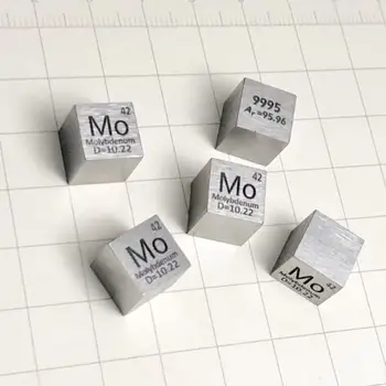 Molibden (Mo) Vklesan Element Periodnega Kocka 10 mm 99.95%