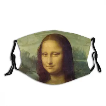 Mona Lisa Pozimi Obraz Masko Sulking Mascarillas Lavables S Filtri