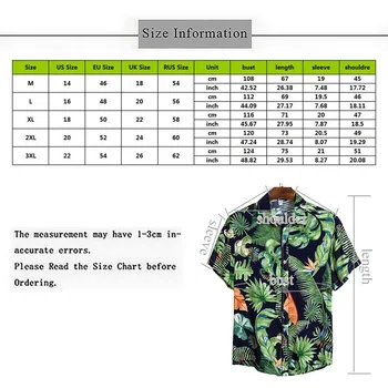 MONERFFI Mens Havajske Srajce Smešno Avokado, Natisnjena pa Dol Kratek Rokav Priložnostne Majice Ulične Plaži Srajce Camisa 2020