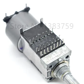 Motorna potenciometer 6-kanalni A20K * 6 ojačevalnik audio master volume A20K potenciometer