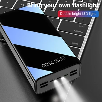Moč Banke 50000mAh Prenosni Hitro Polnjenje Poverbank LED Mobilni Telefon Zunanji Polnilec Powerbank 50000 mAh za Xiaomi Mi
