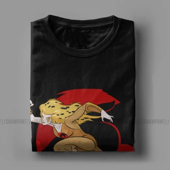 Moške Cheetara T Shirt Thundercats 80. Retro Risanka Oblačila Novost Kratek Rokav Crewneck T Shirt Nov Prihod T-Shirt