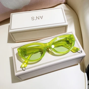 MS Ženske Mačka Oči, sončna Očala UV400 Oblikovalec blagovne Znamke Visoke Kakovosti Gradient sončna Očala Ženski oculos Z Box