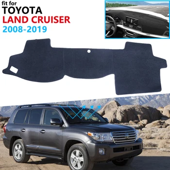 Nadzorna plošča Pokrov Zaščitni Ploščici za Toyota Land Cruiser 200 J200 2008~2019 Avto, dodatna Oprema na Armaturno Ploščo Dežnik Preprogo 2010 2018
