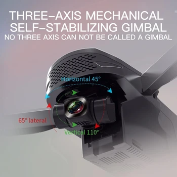 Najboljši SG908 GPS Brnenje 3-Osni Gimbal 4K Camara 5G Wifi FPV Strokovno Dron 1.2 KM 50X Brushless RC Quadcopter Podporo Kartico