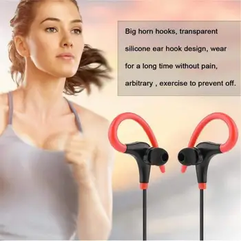 Najnovejši Uho Kavelj Športne Slušalke Bluetooth Slušalka za Prostoročno uporabo Stereo Bluetooth Glasbo, Slušalke Za PC, Mobilni telefon, Mp3 TXTB1