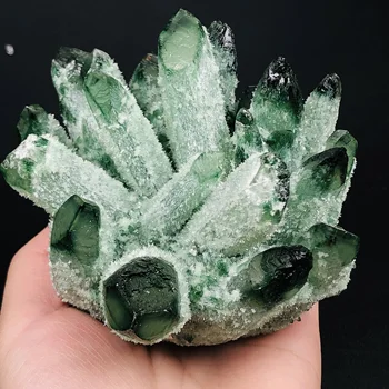 Naravni Duh Fantom Quartz Crystal Grozdov Rock Kamni Mineralnih Reiki Healing Vzorcu Doma Deco
