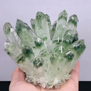 Naravni Duh Fantom Quartz Crystal Grozdov Rock Kamni Mineralnih Reiki Healing Vzorcu Doma Deco