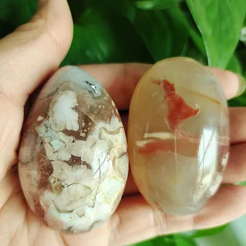 Naravni kamen češnjev cvet agateSardonyx agate palm kamni playthings majhni kamni in zdravilnimi kristali kristali 3728