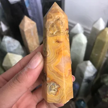 Naravni kristal noro agate stolp kristalni kamen palico točke zdravljenja dekorativna darila
