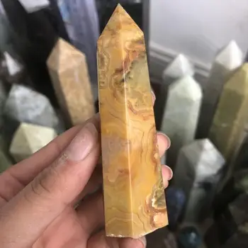 Naravni kristal noro agate stolp kristalni kamen palico točke zdravljenja dekorativna darila