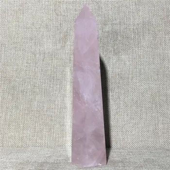 Naravni Rose Quartz Crystal Točke Domov Oprema Okrasni Kamen Darilo Palico Stolpec Palico Stolp 27494