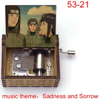 Naruto Shippuden Glasbo Temo Žalosti in Žalosti Obito Neji Itachi Naruto Kakashi Slika Tiskanja Music Box Navijači Božično Darilo
