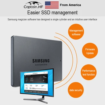NAS Kapetan SSD 860 DCT SATA 3 model MZ-76E1T9E 1,920 GB Podatkovnega Centra SSDs, napredno PROTI-NAND