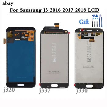 Nastavljiv LCD J320 J330 J337 J3 2016 2017 2018 Za Samsung Galaxy J3 2016 2017 2018 Zaslon, Zaslon na Dotik, Računalnike Skupščine 5.0