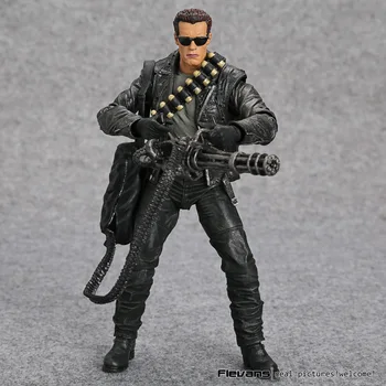 NECA Terminator 2: Sodba Dan T-800 Arnold Schwarzenegger PVC Dejanje Slika Zbirateljske Model Igrača 7