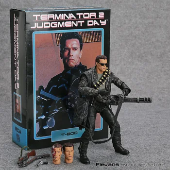 NECA Terminator 2: Sodba Dan T-800 Arnold Schwarzenegger PVC Dejanje Slika Zbirateljske Model Igrača 7