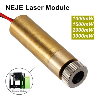 NEJE Laser Modul 1000mW/1500mW/2000mW/3000mW 405nm/450nm lasersko glavo zamenjava za Graviranje Stroj DK-8-KZ