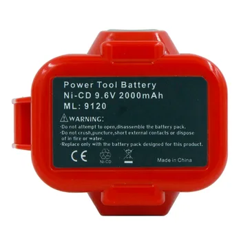 Ni-CD Polnilna Baterija Za 9,6 Proti 2.0 Ah Zamenjava za Makita električno Orodje 9100 9100A 9101 9133 9134 PA09 Akumulatorski Vrtalnik bateria