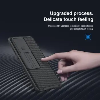 NILLKIN Za Samsung Galaxy S20 Ultra 5G Primeru Prihoda Anti-shock Stran Kamere zaščitni Pokrov TPU&PC Mobilni Telefon Kritje Primera