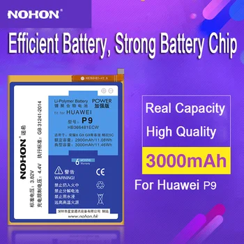 NOHON Baterija Za Huawei P9 G9 Lite Čast 6 7 8 5C 4X 7i P8 / P8 Lite Uživajte 5S HB366481ECW Zamenjava Litij-Polimer Bateria
