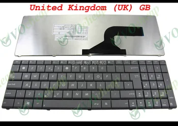 Nov Laptop tipkovnici za Asus X53 X54H k53 K55D A53 N53 N60 N61 N71 N73S N73J P52 P52F P53S X53S A52J X55V X54HR Black KRALJESTVU angleščina
