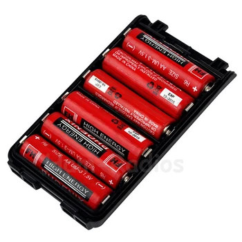 Nova Baterija Primeru s Posnetka ima 6xAA Alkalne Celice za ICOM BP-263 BP263 IC-V80 IC-F3103D F3001 F4001 IC-F4003 IC-F4101D T70A