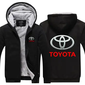 Nova Jesen in Zimo moški ženske Hoodie Toyota majica Zadebelitev Hoody s Klobuk, plašč