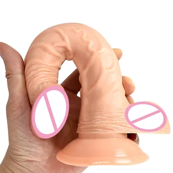 Nova Koža občutek Realističen Penis Super Velik Velik Dildo priseska Sex Igrače za Žensko Seks Izdelkov Ženska Masturbacija Petelin