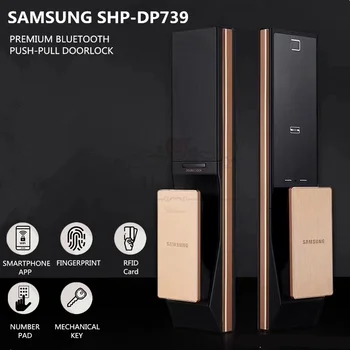 NOVA SAMSUNG Digitale Prstnih Bluetooth Zaklepanje Vrat brez ključa SHP-DP739 angleški Različici Big Eurp Moritse Mobilne APLIKACIJE za Elektronsko